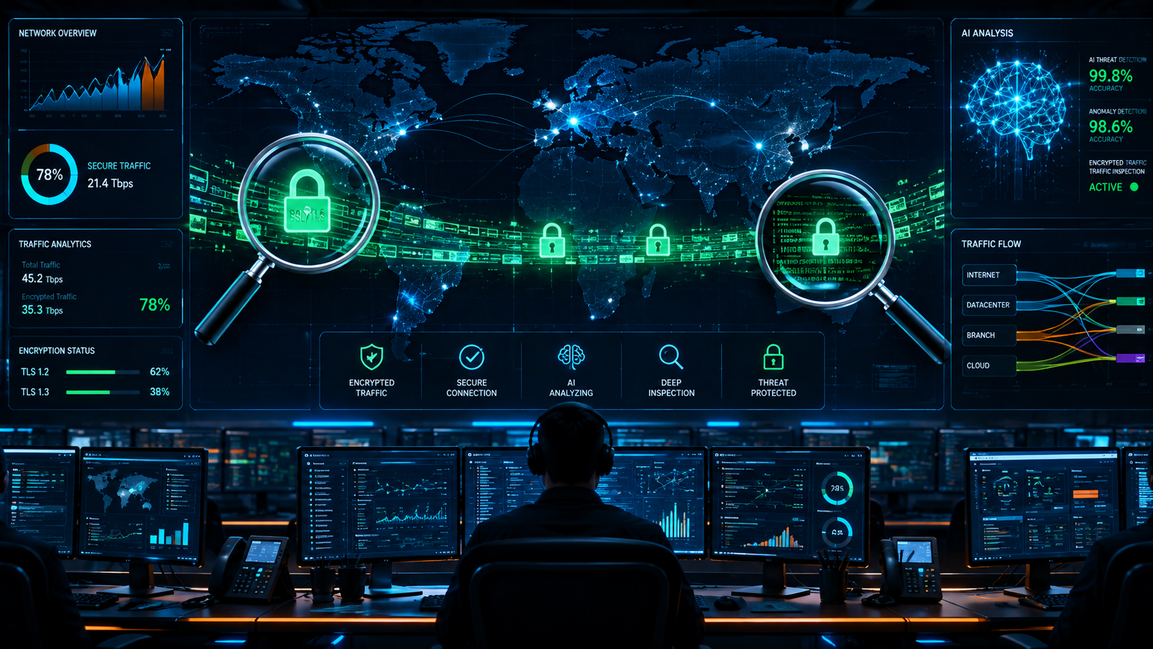 advanced intrusion detection system algorithms for analyzing encrypted network telemetry